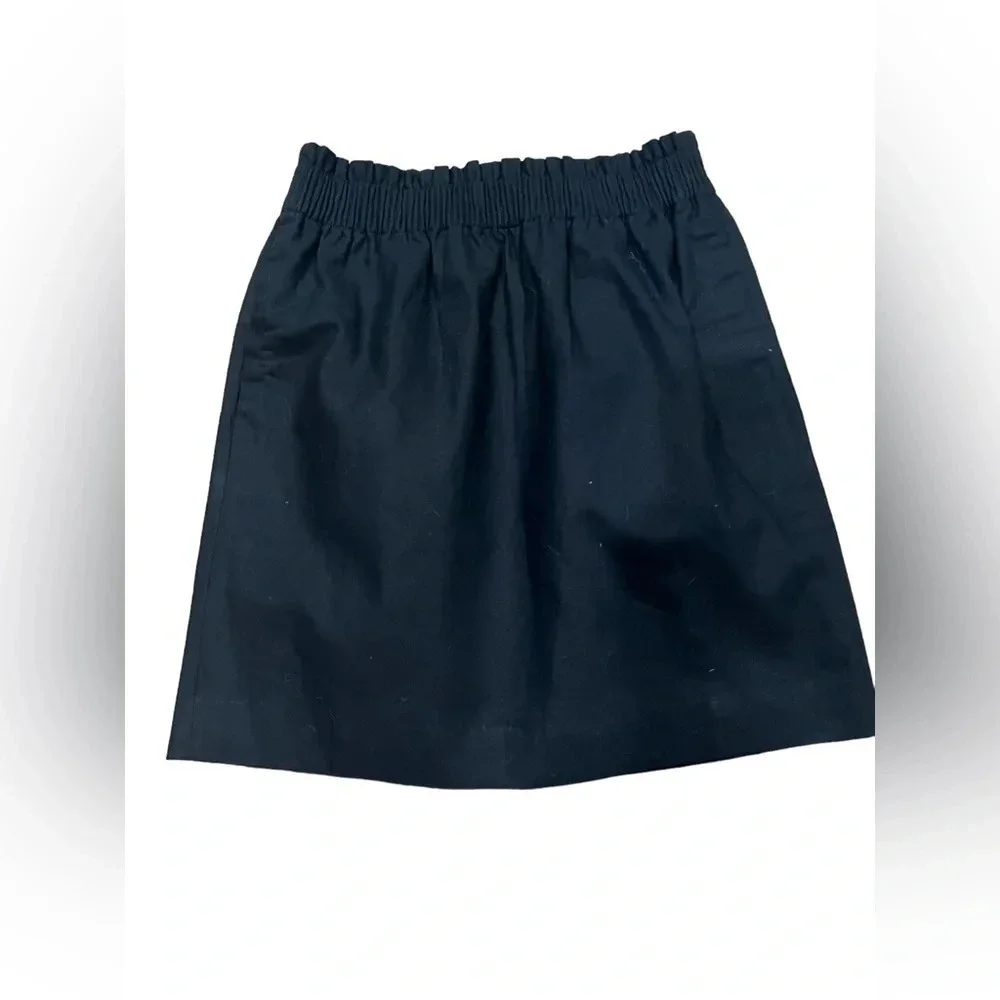J crew Linen blend City skirt NWT Size 0 Waist 13” Length 18”